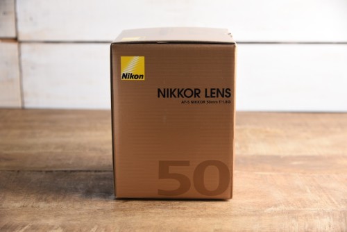 Nikon AF-S NIKKOR 50mm f/1.8Gの箱