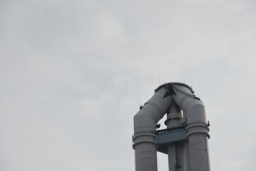 発電所の煙突
